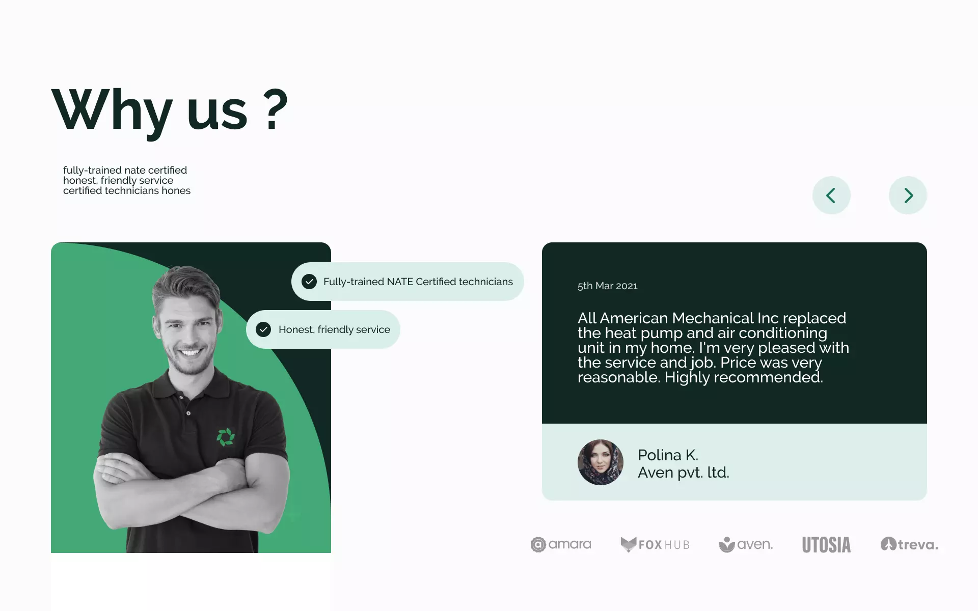 GreenFox Web Design example